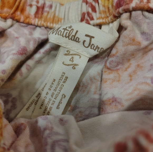 Matilda Jane Charlotte Floral Peplum Top - Picture 5 of 5